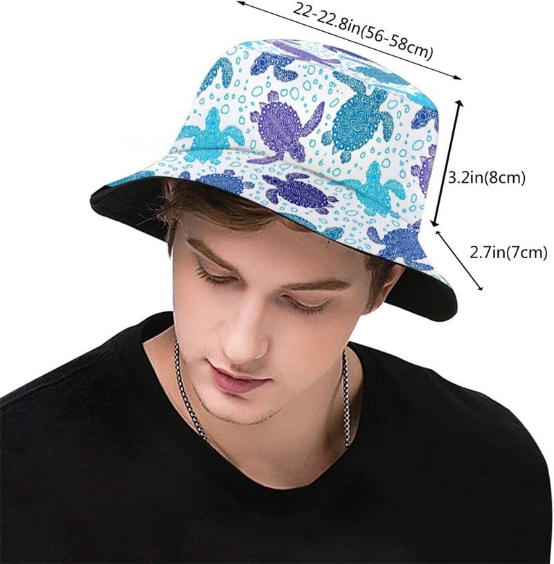 AKMCBSH Trendy Bucket Hat - Comfortable Packable Sun Beach Hat for Women Men, Perfect for Outdoor Activities Travel Hiking - Image 3